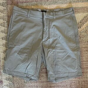 JCrew Mens Casual Stretch Chino Shorts - Grey